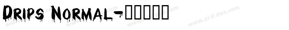 Drips Normal字体转换